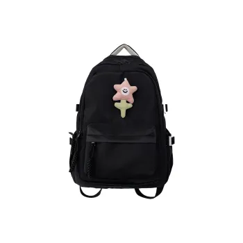 KAKAXI Nylon Backpack Unisex Red/Black/Yellow/Green/Pink
