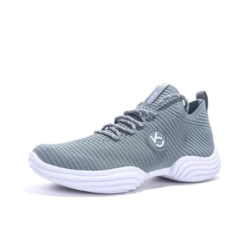 KVIV Breathable Cushioning Low Top Casual Shoes Unisex Asphalt Gray-1