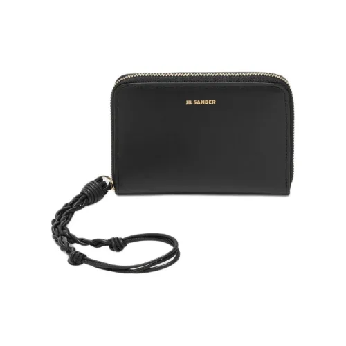 JIL SANDER Logo Embossed Tangle Wallet
