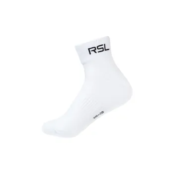 RSL Mid Calf Socks Unisex White/Black