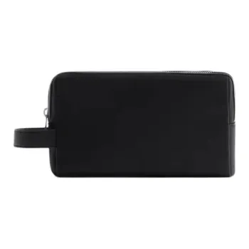 ZARA Polyamide With Polyurethane Toiletry Bag Men's Black