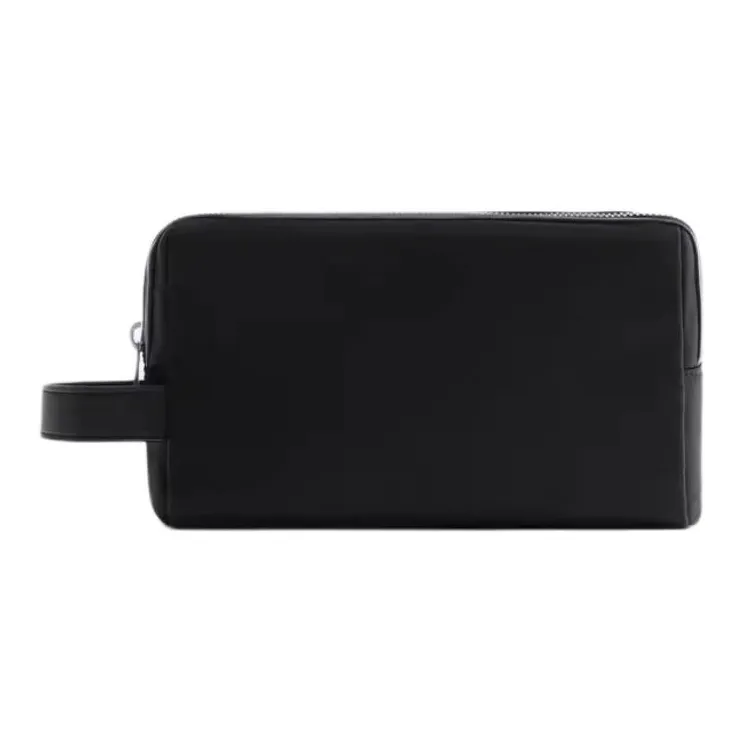 ZARA Polyamide With Polyurethane Toiletry Bag Men's Black-0