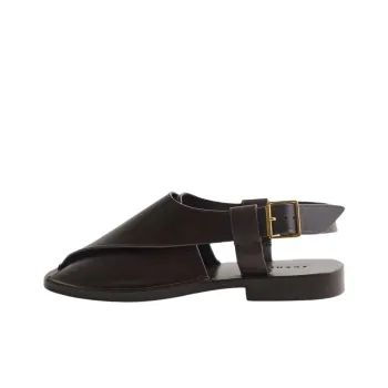 SOEUR Andra Strap Sandals Women's Dark Brown