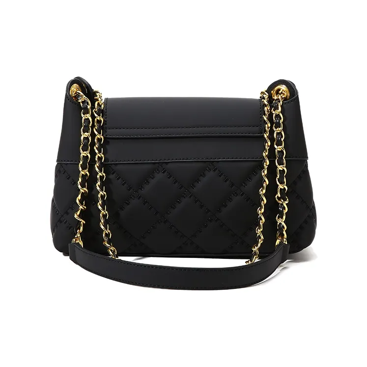 Carit&Koty Polyurethane With Synthetic Leather And Textile Shoulder Bag Women's Black-4