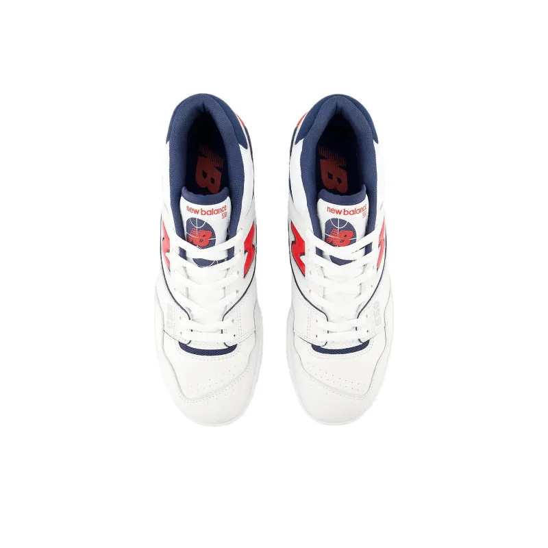 New Balance 550 White Navy Red-3