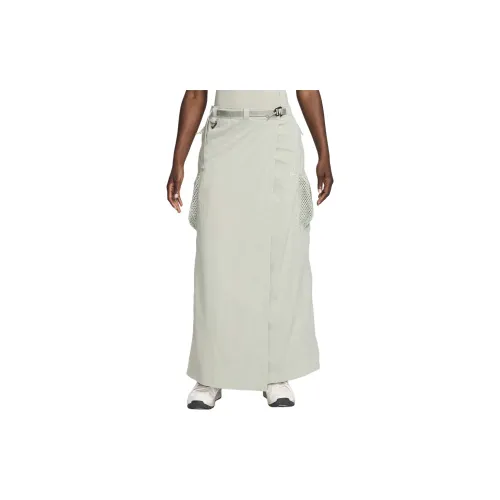 Nike ACG Casual Long Skirts Women's Jadeite Horizon/Peak White