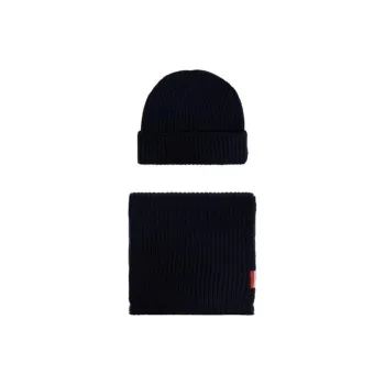 DSQUARED 2 Logo Patch Scarf Beanie Set