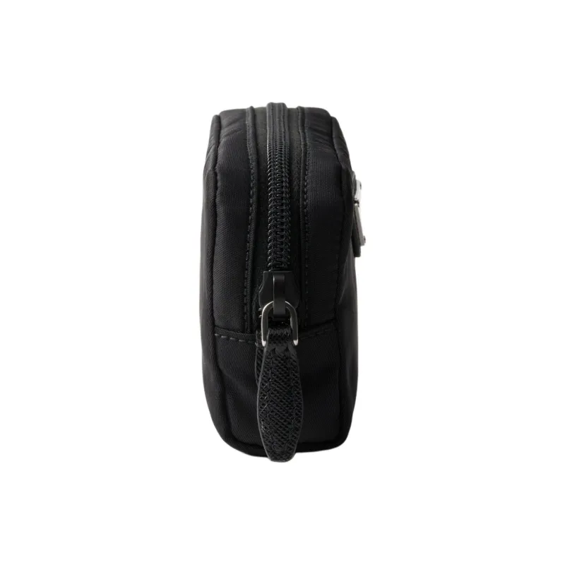 PRADA Nylon Makeup Bag Regular Women's Black-2