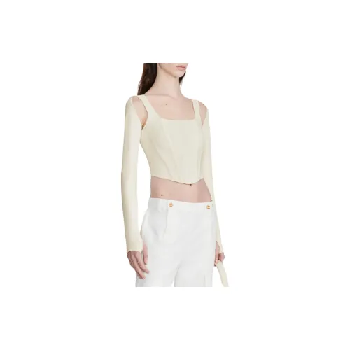 DION LEE Casual Suits Women's Bone White