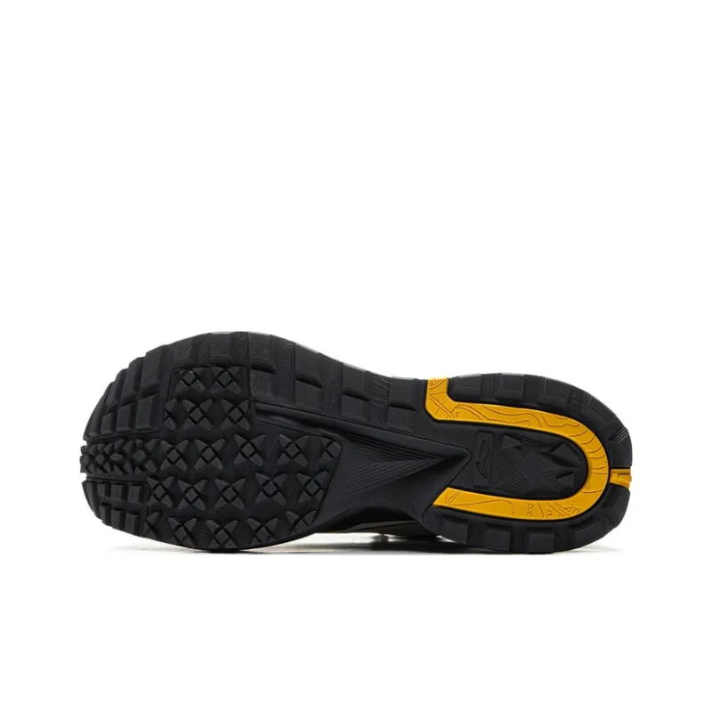 LiNing CF Su Xingchuan Cushioning Abrasion Resistant Support Reflective Low Top Outdoor Hiking Shoes Unisex Black Gray-6