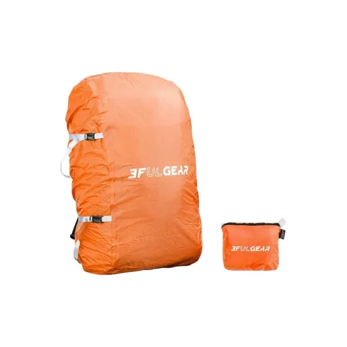 Three Peaks Out Water-Resistant Dust Cover Outdoor Multifunctional Polyester Taff 210T Backpack Cover Orange XL Size