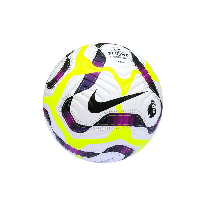 Nike Size 5 Soccer Synthetic Leather Seamless Thermal bonding Unisex White Yellow-0