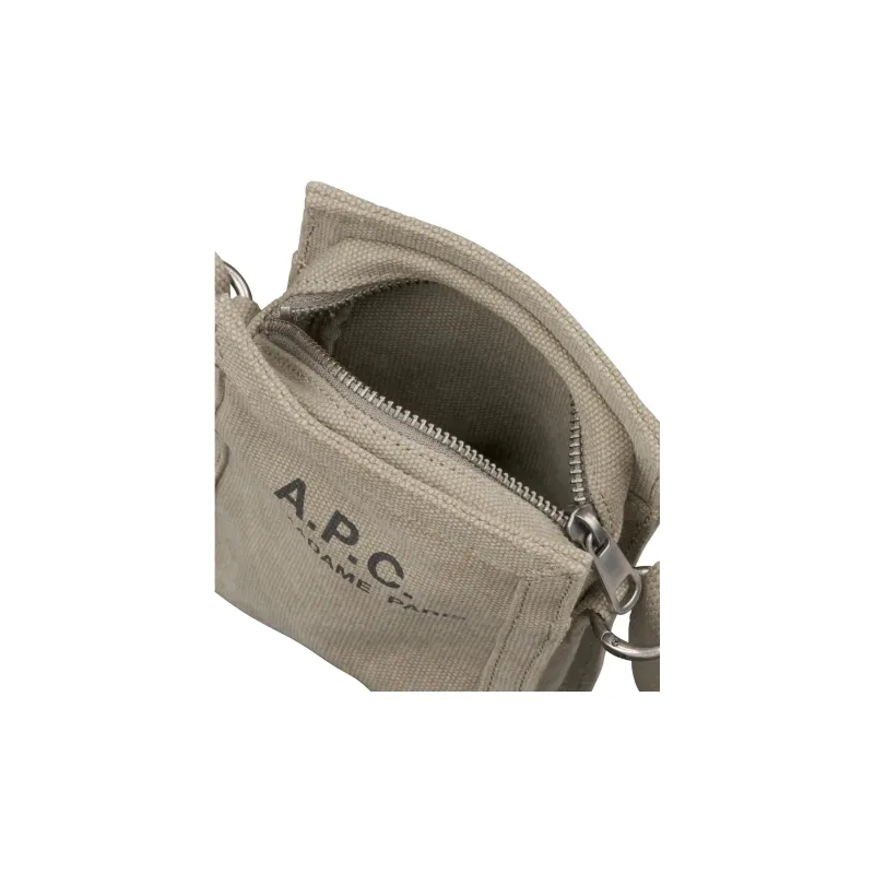 A.P.C Logo Printed Small Shoulder Bag-3