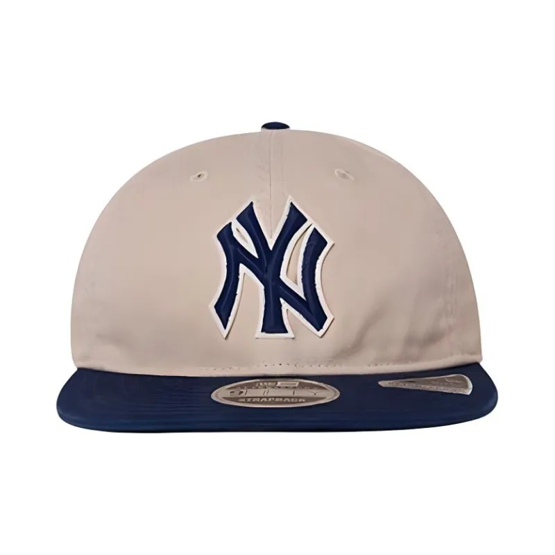 New Era Cotton Baseball Caps Unisex Khaki-1