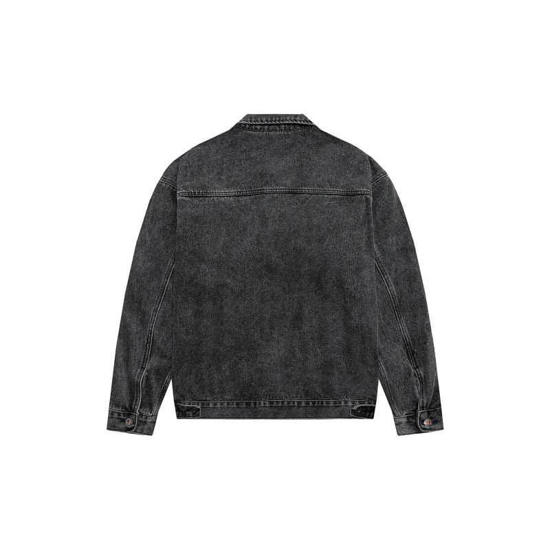 JASONWOOD Cowboy On The Run Denim Jacket Unisex Black Gray-1