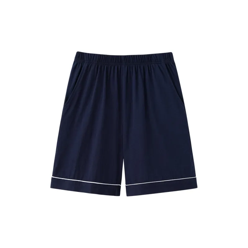 Sleep Knee Length Pants Pajama Pants For Students And Dormitory Home Multiple Colors Men's-15
