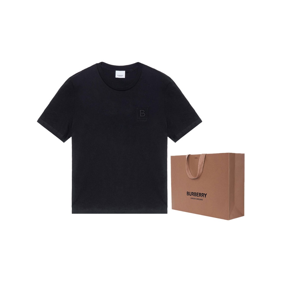 Burberry T Shirts Men Black POIZON