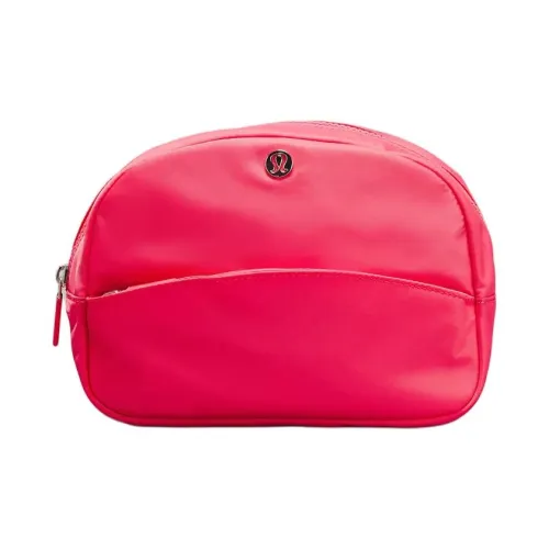 Lululemon Nylon Storage Bags Clutches Regular Women's Glaze Pink