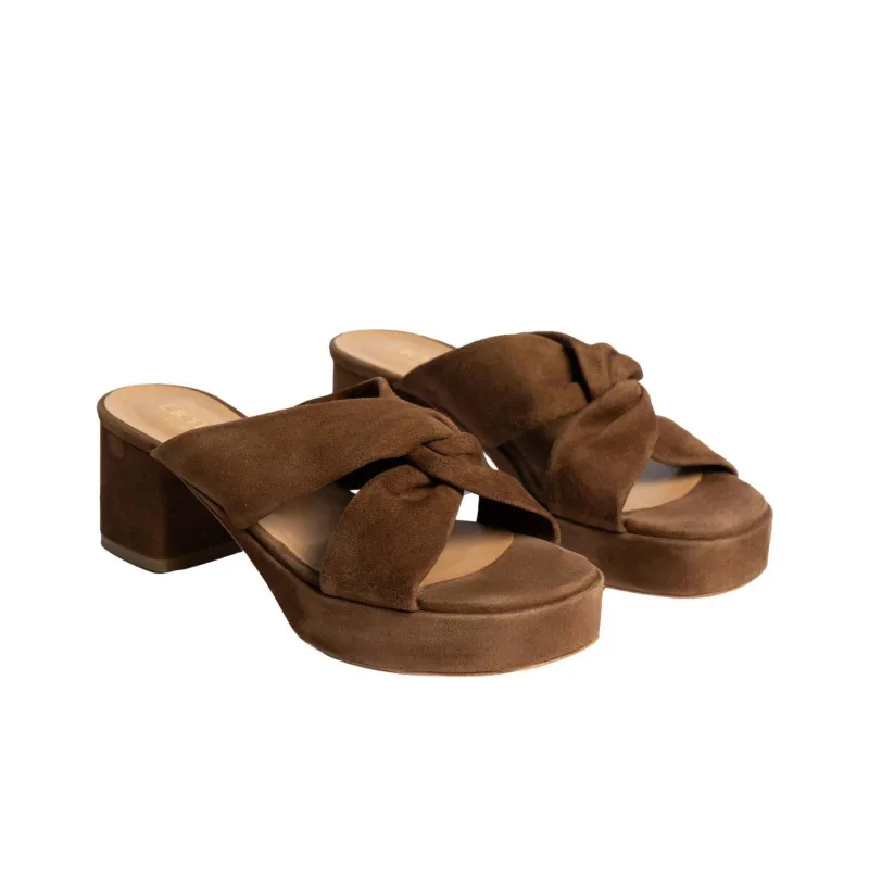 Elleme Slide Slippers 5.5cm Women's Brown-2