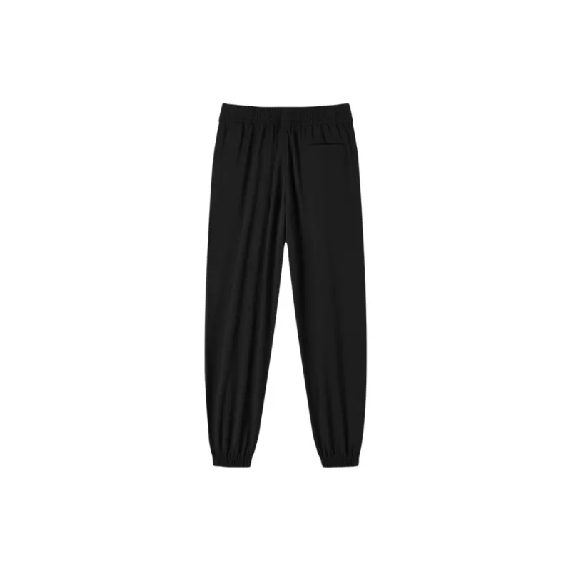 DEGAIA SS24 Knitted Sweatpants Men's Black-1