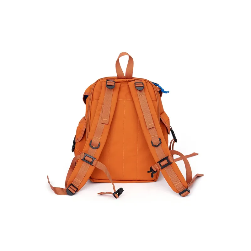 Kaka Tree Oxford Backpack Regular Unisex Orange/Black-2