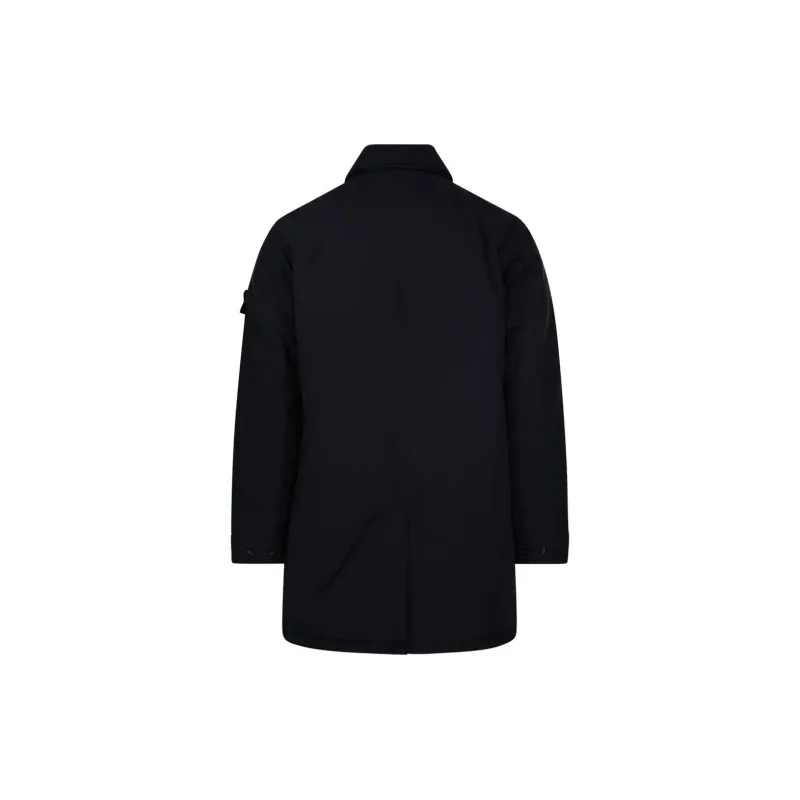 STONE ISLAND Logo Patch Long Jacket-1