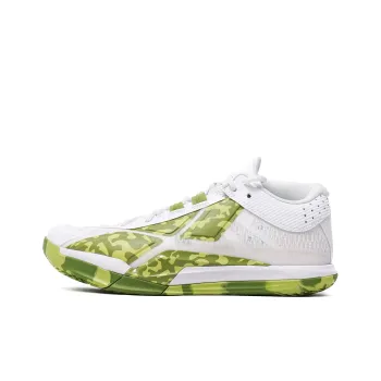 Serious Player Only Cushioning Anti Slip And Wear Resistant Mid Top Basketball Shoes Men's White Green