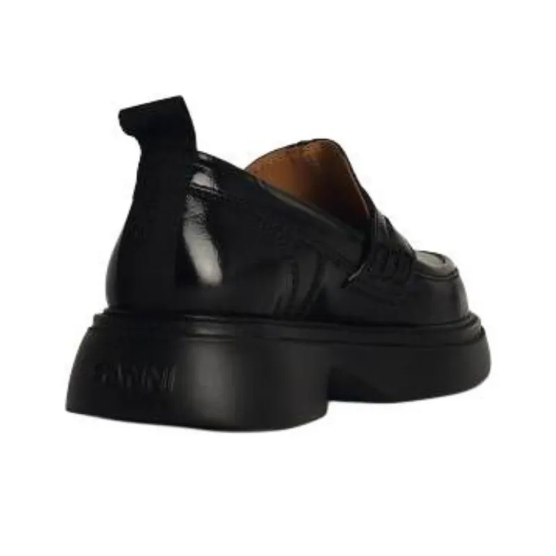 GANNI Loafers 4.5cm Women's Black-4