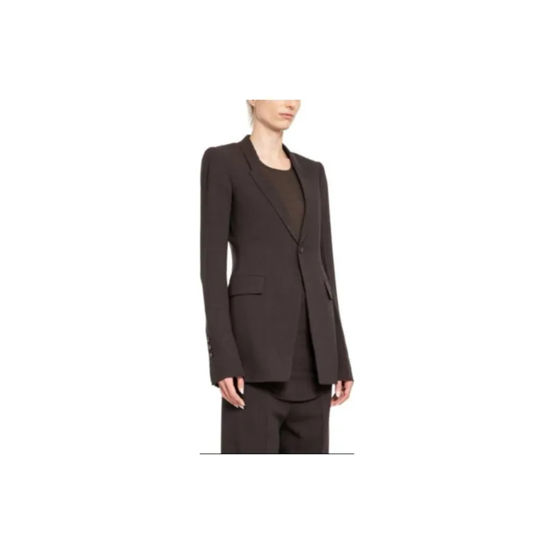 RICK OWENS/RO Business Suit Coat Women's Brown-2