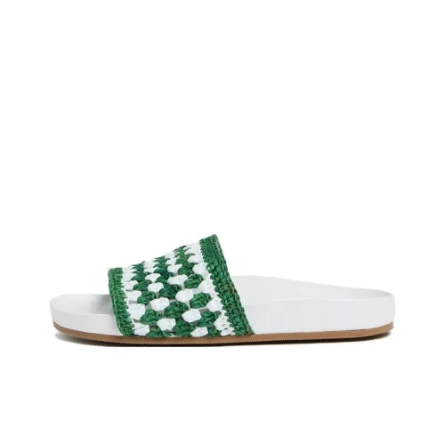 Loeffler Randall Slide Slippers Women's Green
