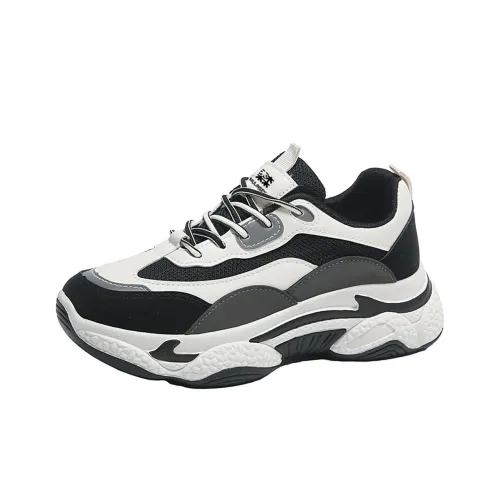 Mulinsen Comfortable And Versatile Height Increasing Slip-Resistant Chunky Sneakers Women's