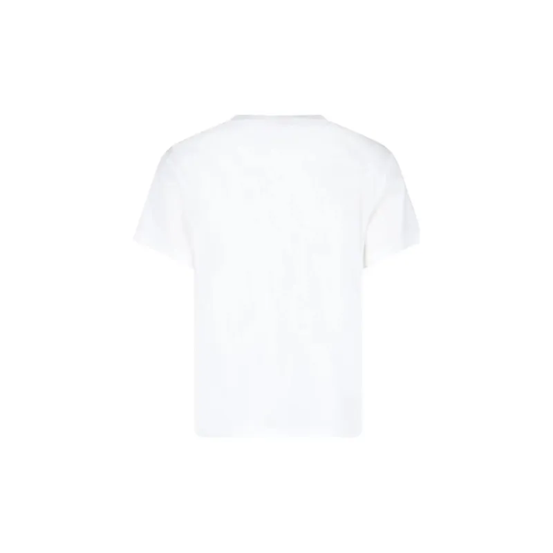 Valentino VLogo Plaque Crewneck T Shirt-1