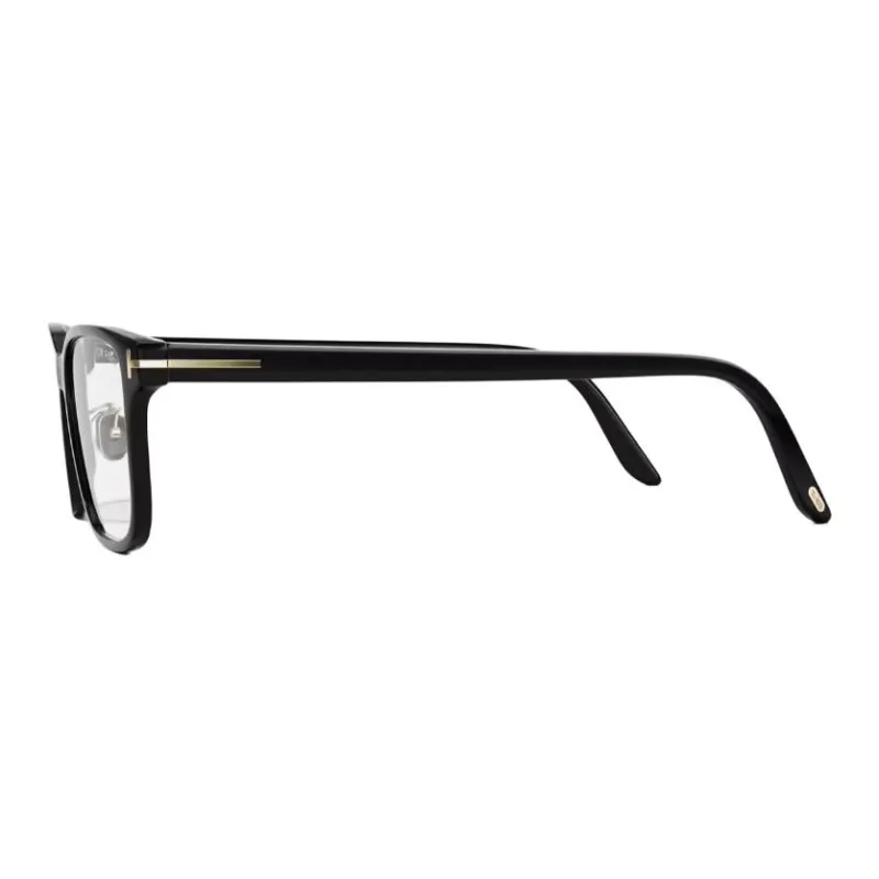 TOM FORD Plate Frame Irregular Shape Eyeglass Frames Unisex Black-2
