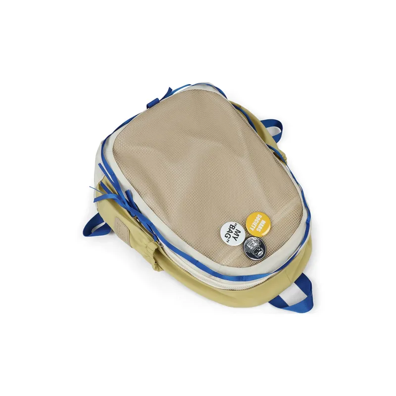 Kevin Cohen Polyester Backpack Regular Men's Yellow-3