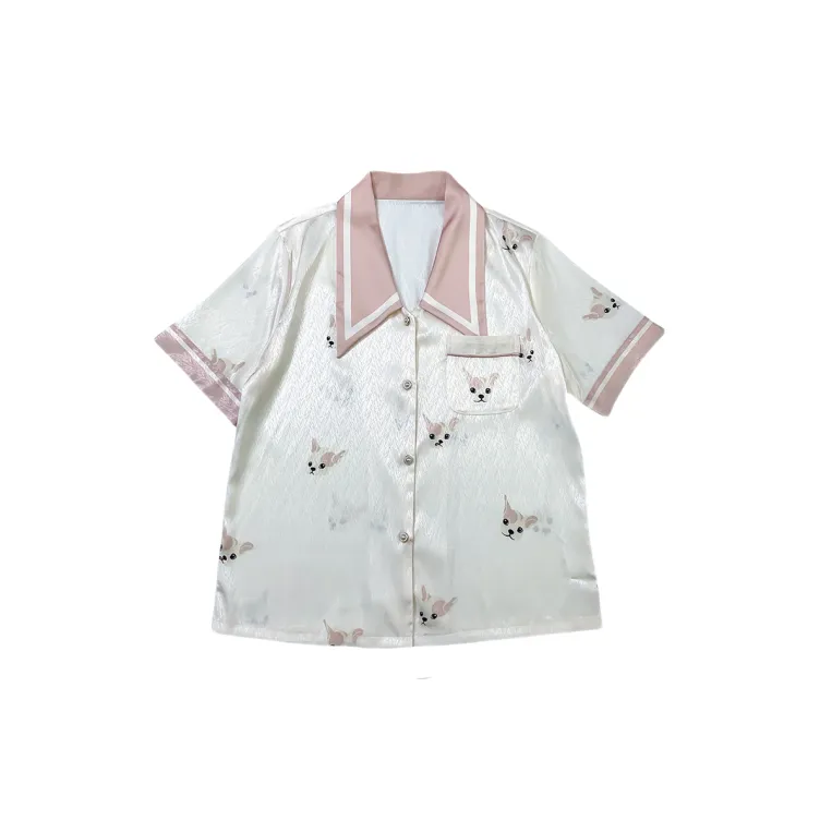 Vine Color Unisex Pajama Sets-1