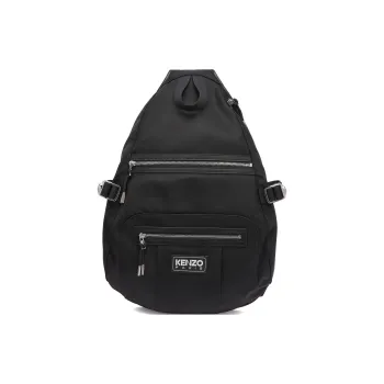 KENZO Logo Patch One Shoulder Backpack