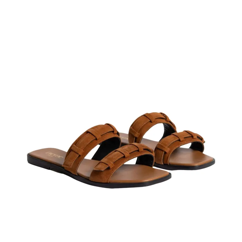 Elleme Slide Slippers Women's Brown-2