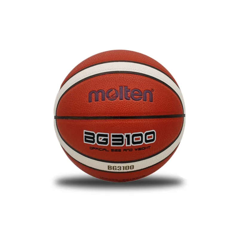 Molten PU Basketball Red White Size 7 Size 6 Training Unisex-0