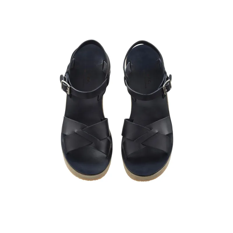 A.P.C Juliette Strap Sandals 10cm Women's Black-3