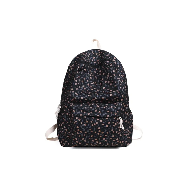 KAKAXI Nylon Backpack Women's Black/Pink/Purple/Yellow-4