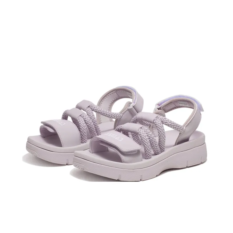 CAMEL Beach Sandals Women's Milk White/Land Red/Black/Lilac Gray/Shy Blue/Velvet Pink-19