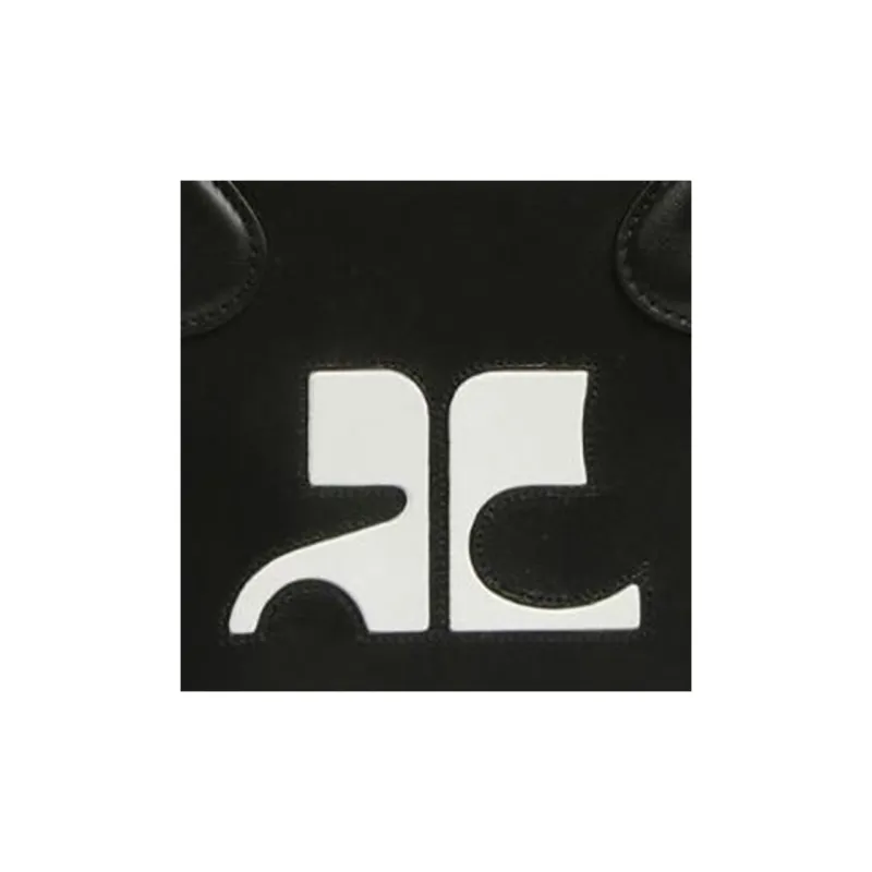 COURREGES Reedition Logo Patch Bowling Bag-2