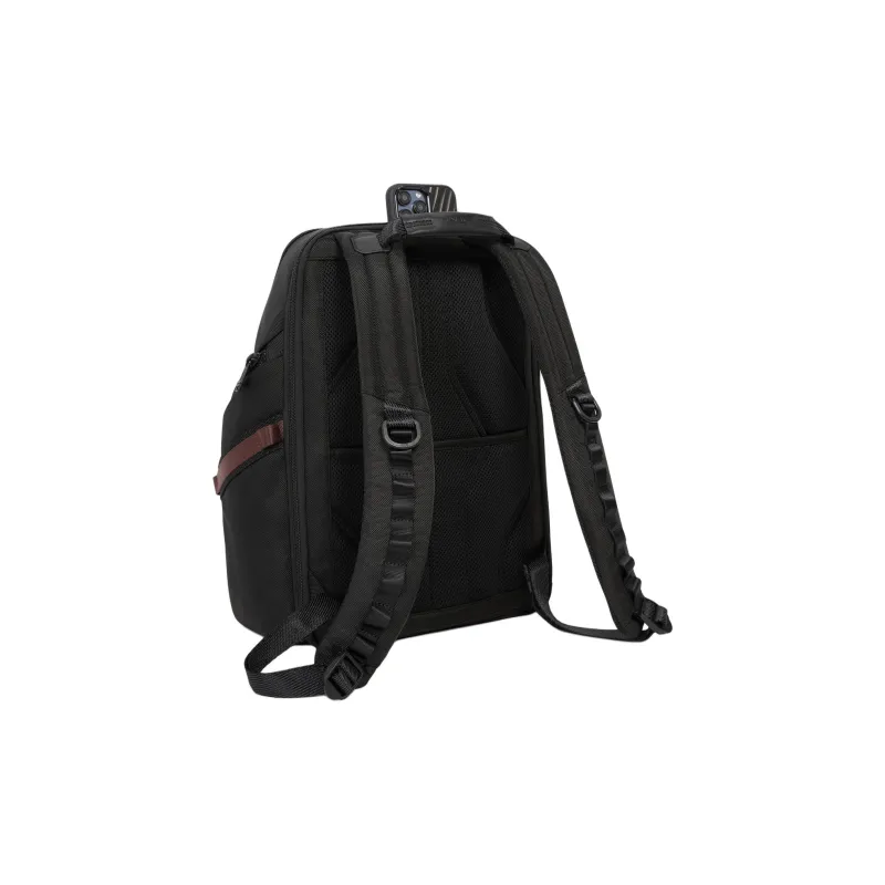 TUMI Nylon Backpack Men's Dark Red-2