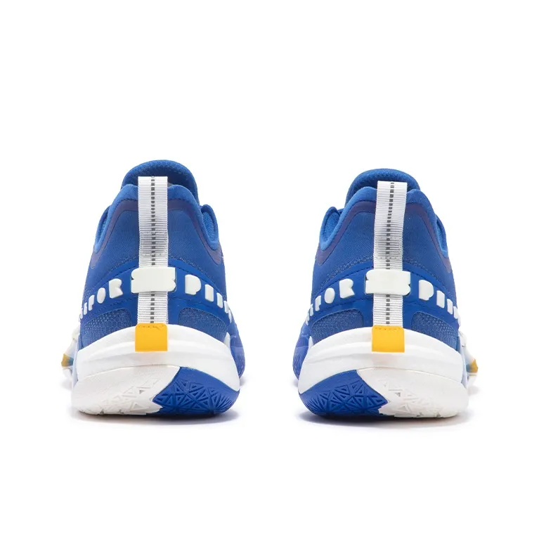 361° BIG3 5.0 Quick PRO Basketball Shoes Men Low Top Numbers Blue/Feather White-3