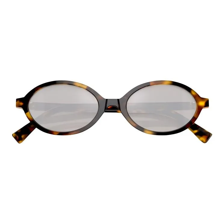 MIU MIU Oval Frame Sunglasses-4