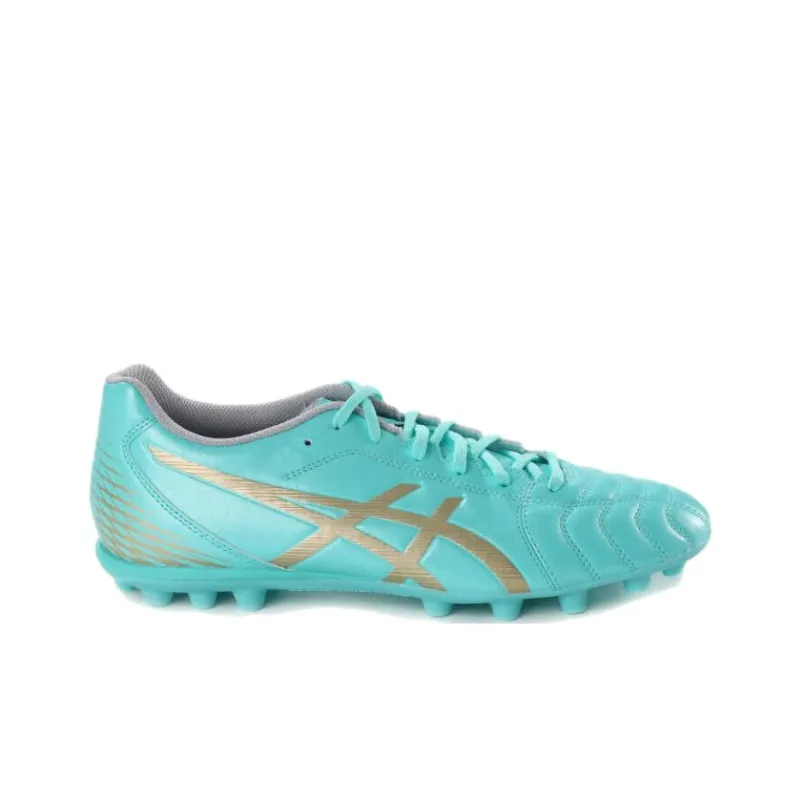 Asics Ds Light Club AG Rubber Short Studs Artificial Ground Coverage Soccer Shoes Men's Blue Gold-1