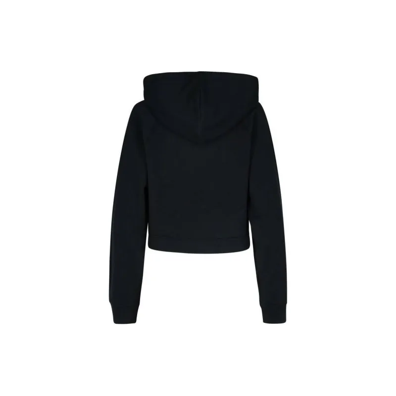 MOSCHINO Heart Printed Drawstring Cropped Hoodie-1