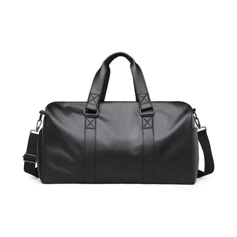 Kaka Tree PU Backpack Travel Bag Handbag Unisex Black-2