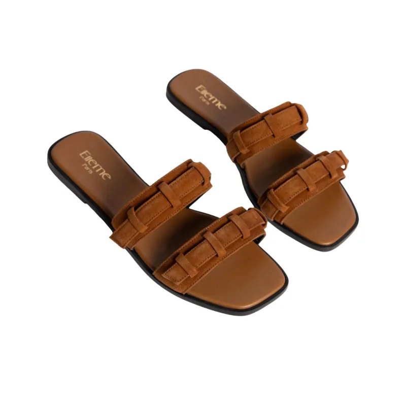 Elleme Slide Slippers Women's Brown-4