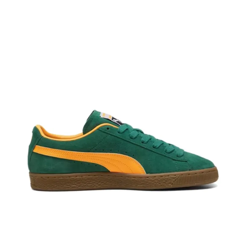 PUMA Suede Non-slip Lightweight Low-Top Skateboard Shoes Unisex Green-1
